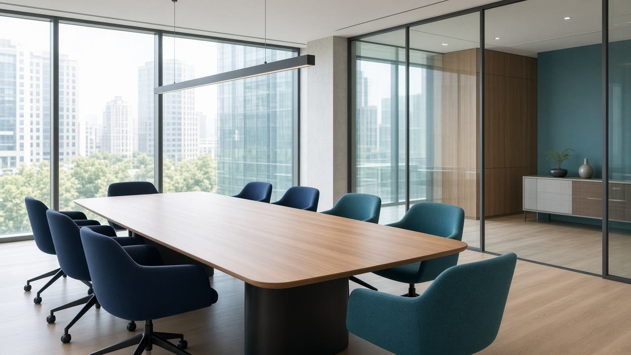 Generic professional imagery — modern conference room
